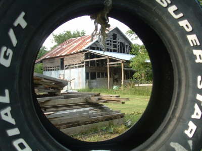 The barn
